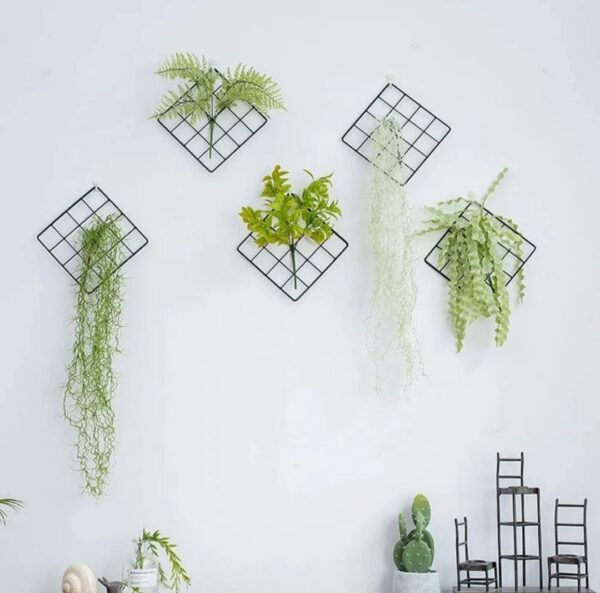 Modern Wall Grid Planter Frame Set - Image 2