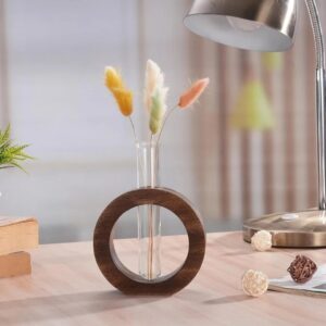 Wooden Circle Vase Holder