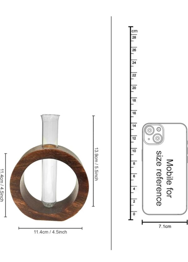 Wooden Circle Vase Holder - Image 6