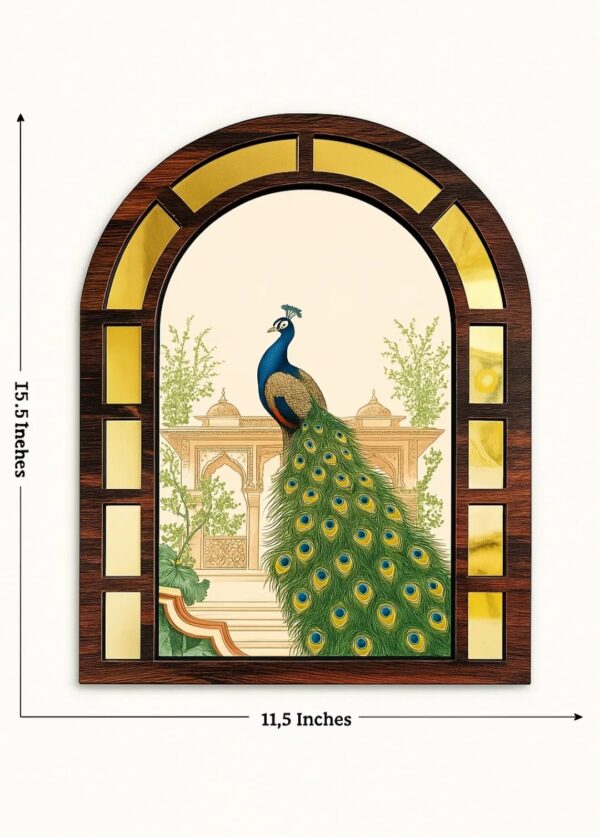 Peacock Majesty Wall Art Set - Image 4
