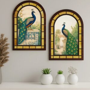 Peacock Majesty Wall Art Set
