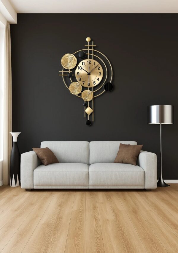Cosmic Harmony Designer Wall Clock - Image 3
