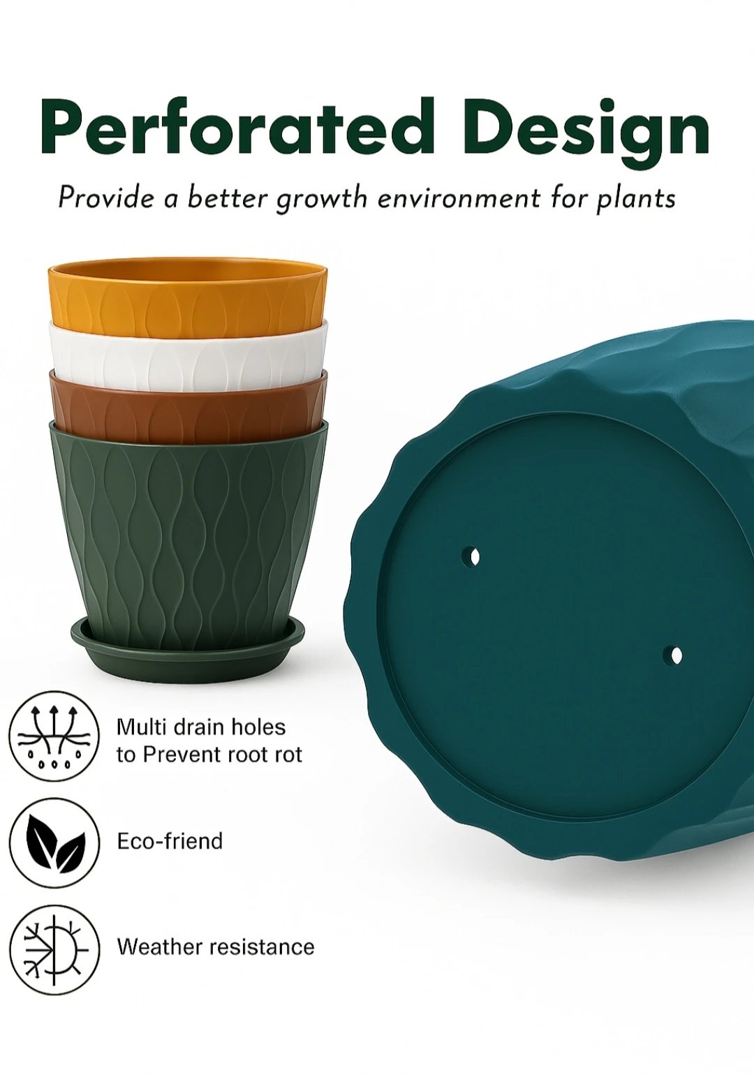 Plastic Planter Pot - Image 5