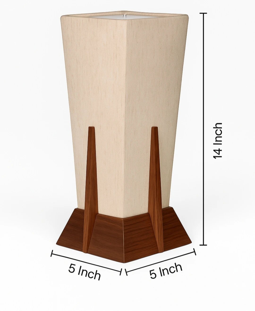 ZenGlow Wooden Table Lamp - Image 3