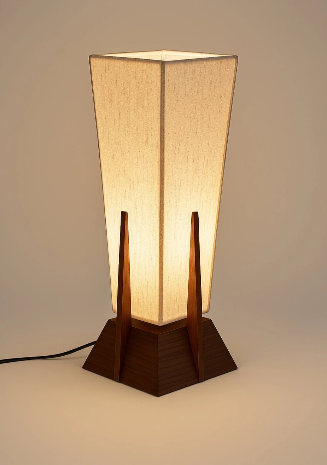 ZenGlow Wooden Table Lamp - Image 2