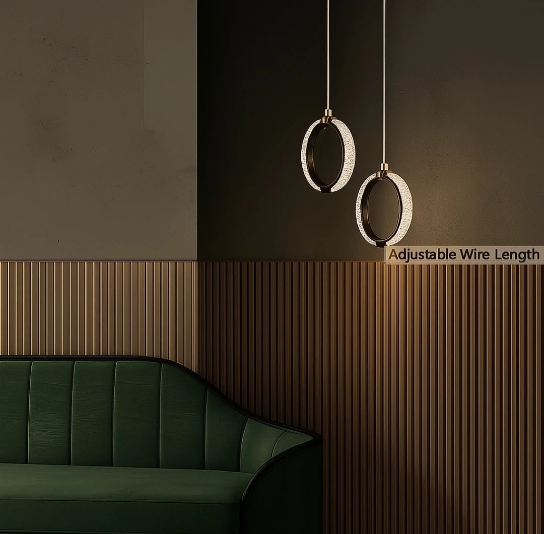 LunaGlow Ring Pendant Light - Image 5