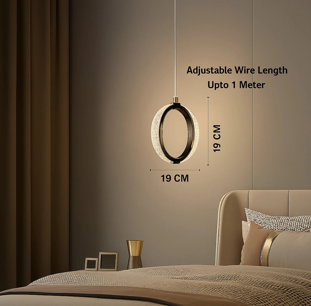 LunaGlow Ring Pendant Light - Image 4