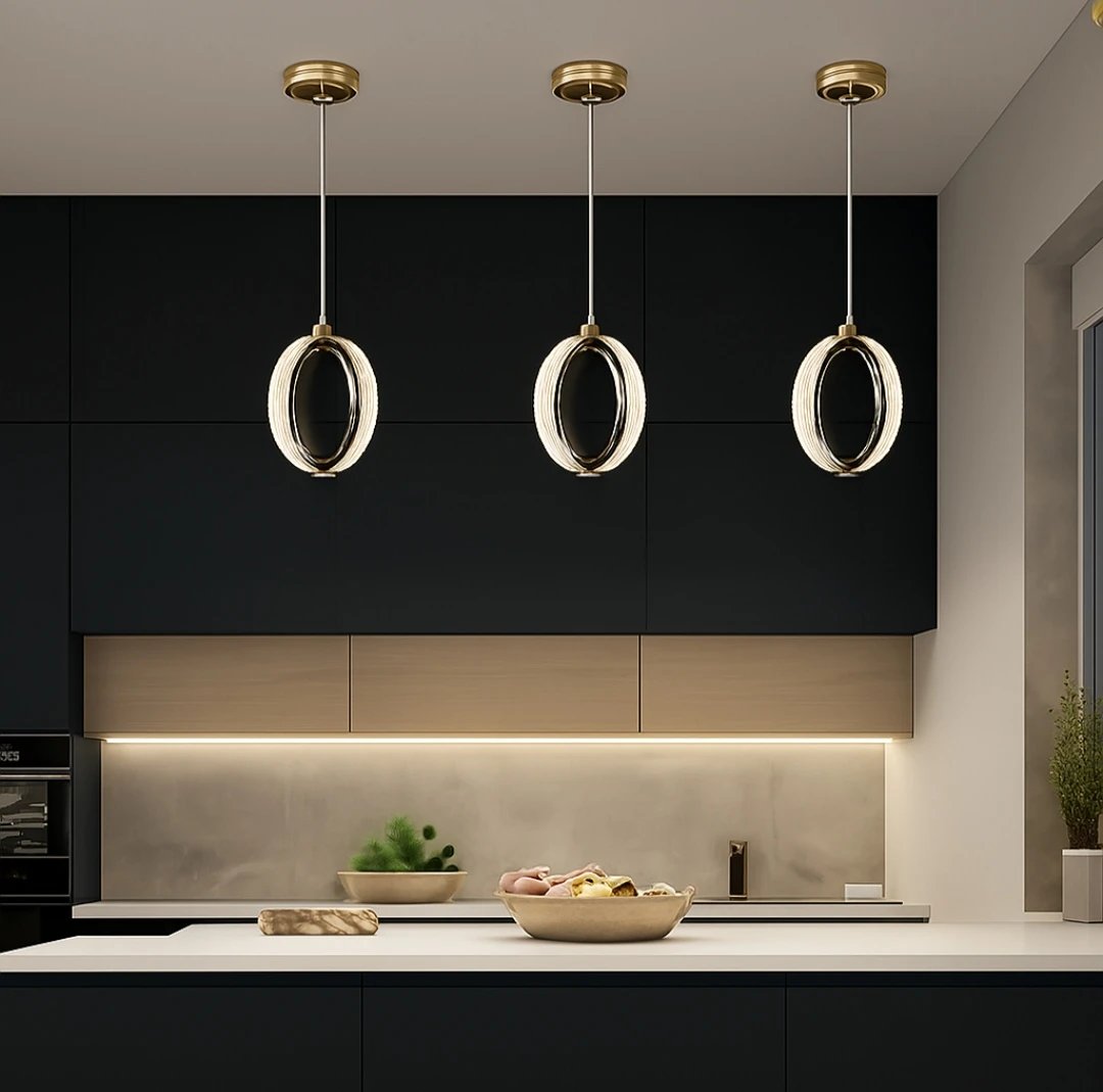 LunaGlow Ring Pendant Light - Image 2
