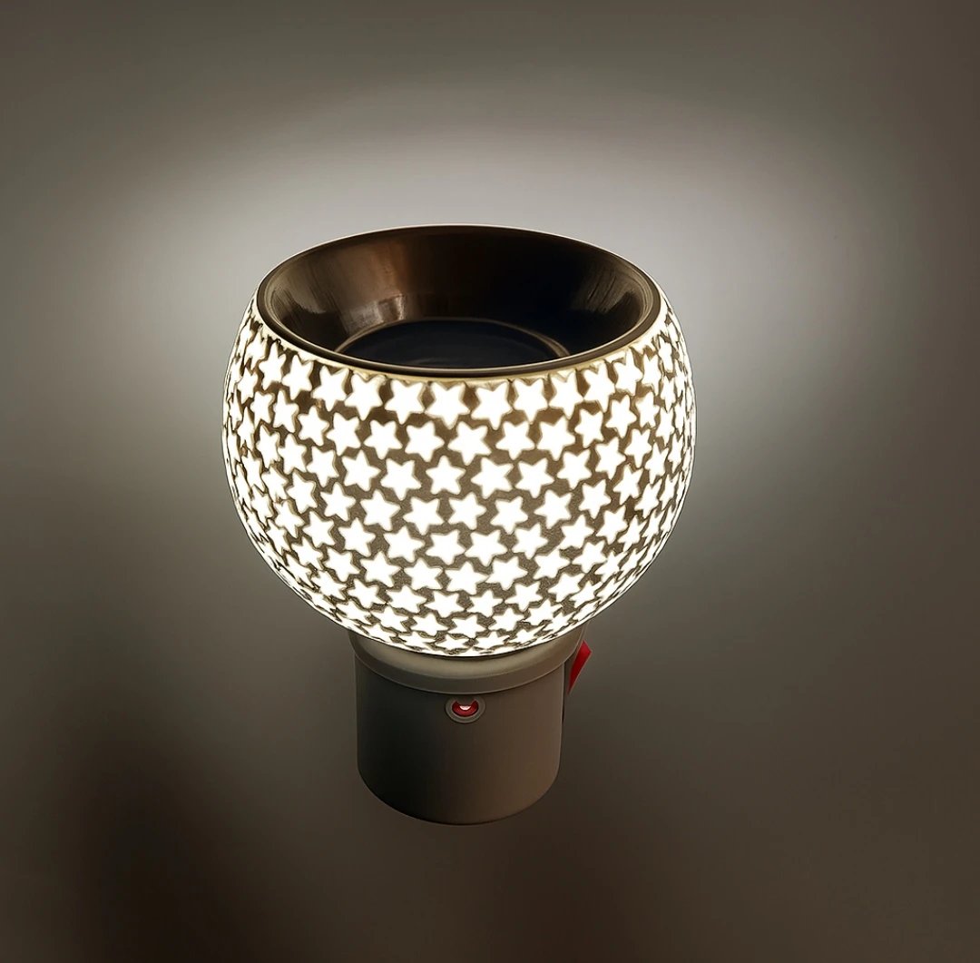 Electric Ceramic Multicolor Aroma Diffuser Kapoordani with Night Lamp Incense Burner - Image 2