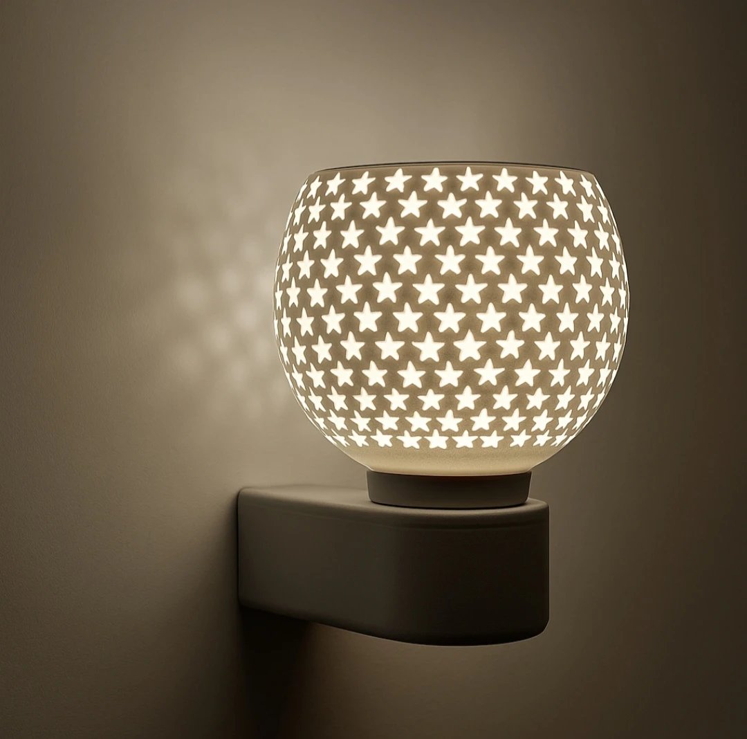 Electric Ceramic Multicolor Aroma Diffuser Kapoordani with Night Lamp Incense Burner