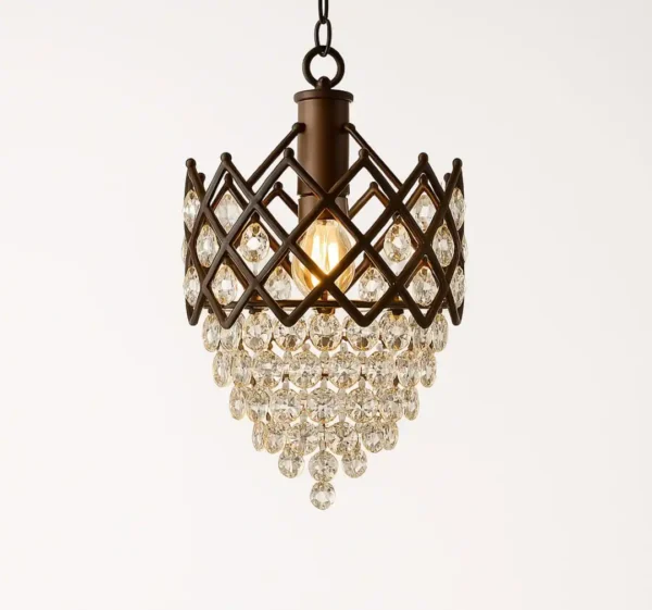 Luxeglow Crystal Chandelier Pendant - Image 3