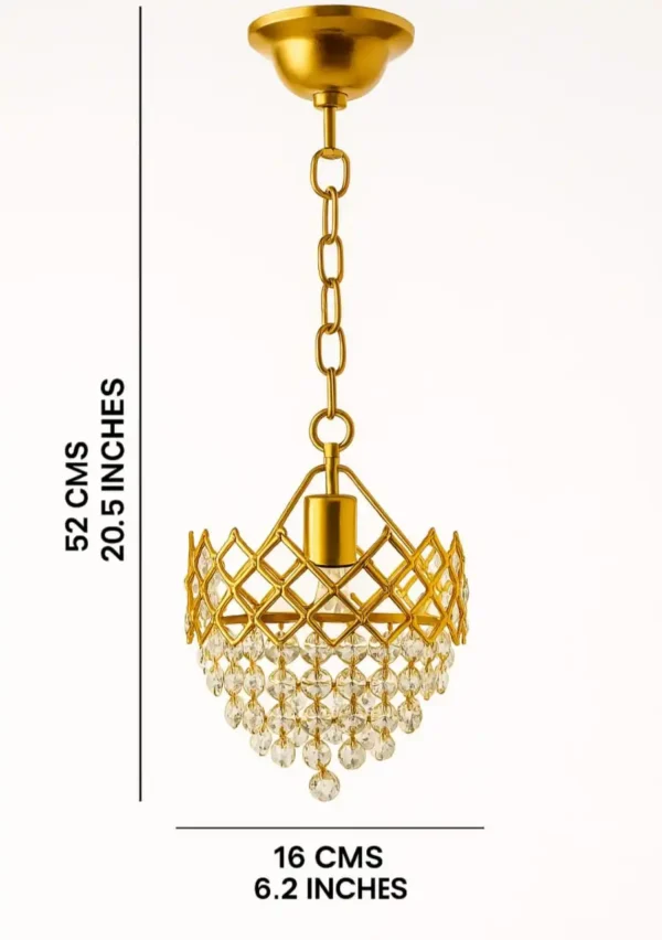 Luxeglow Crystal Chandelier Pendant - Image 4
